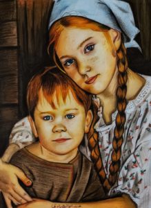 من رسومات الفنان الفلسطيني حسين أبو الصادق